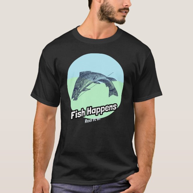 Le Poisson Arrive Le Reel En T-shirt (Devant)