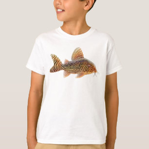 Le poisson-chat de Corydoras badine le T-shirt