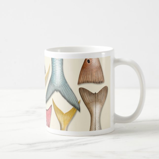 Le poisson coupe la queue la tasse (Droite)