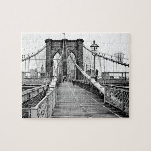 Le pont Brooklyn dans le puzzle d'été