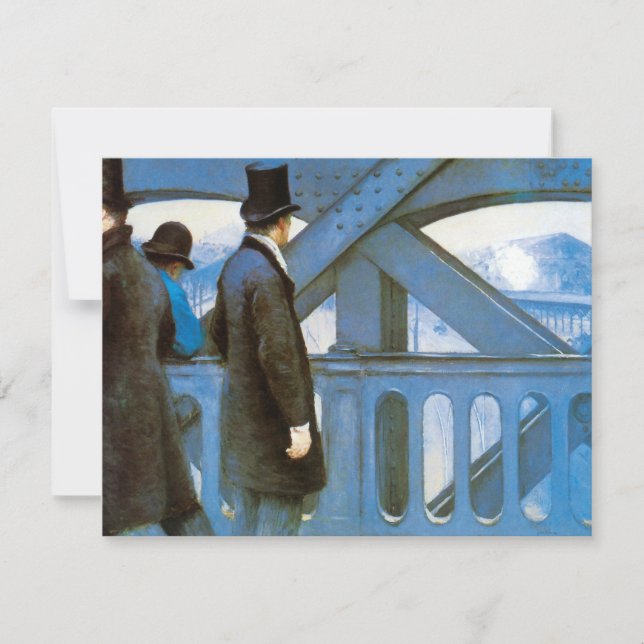 Le Pont de l'Europe de Gustave Caillebotte (Devant)