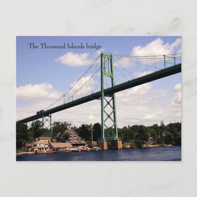 Le pont des mille îles carte postale (Devant)