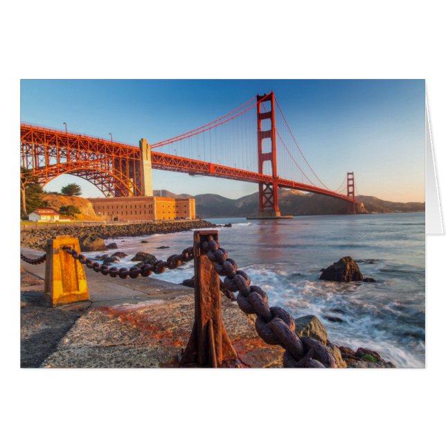 Le pont du Golden Gate depuis Fort Point (Devant horizontal)