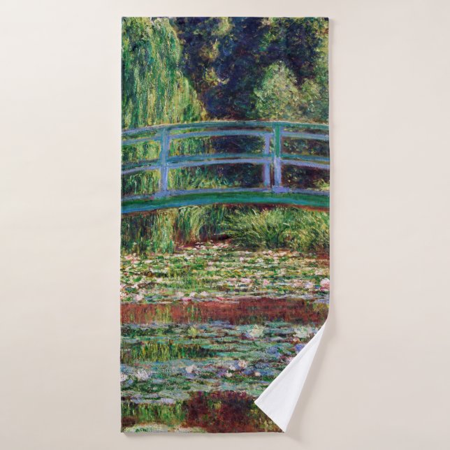 Le Pont Japonais (Etang Lily), Monet (Serviette de bain)