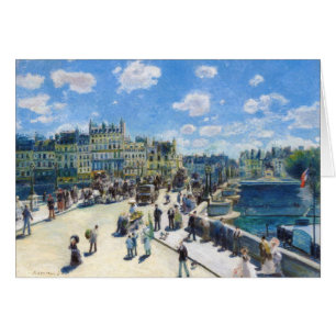 Le Pont-Neuf, peinture de Paris Pierre Auguste