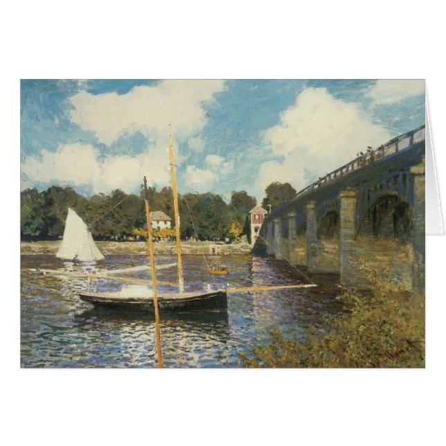 Le pont routier d'Argenteuil par Claude Monet (Devant horizontal)
