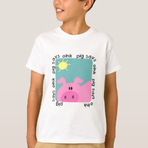 Le porc indique krouik-krouik des T-shirts et des