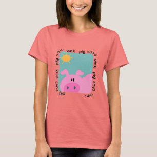Le porc indique krouik-krouik des T-shirts et des