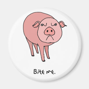 Le porc me mordent aimant
