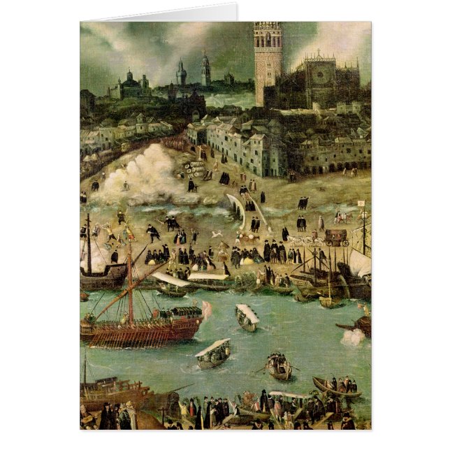 Le port de Séville, c.1590 (Devant)