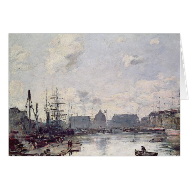 Le port du commerce, le Havre, 1892 (Devant horizontal)