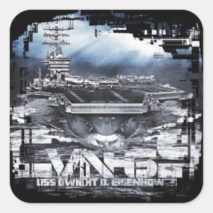 Le porte-avions Dwight D. Sticker Eisenhower