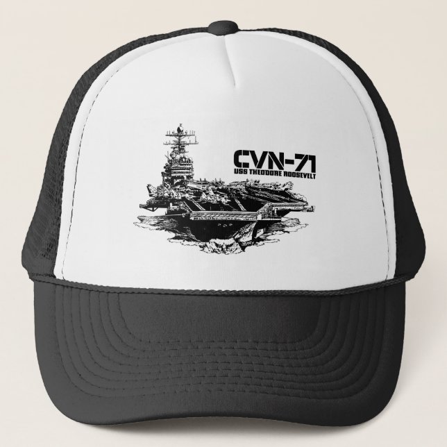 Le porte-avions Theodore Roosevelt Casquette (Devant)