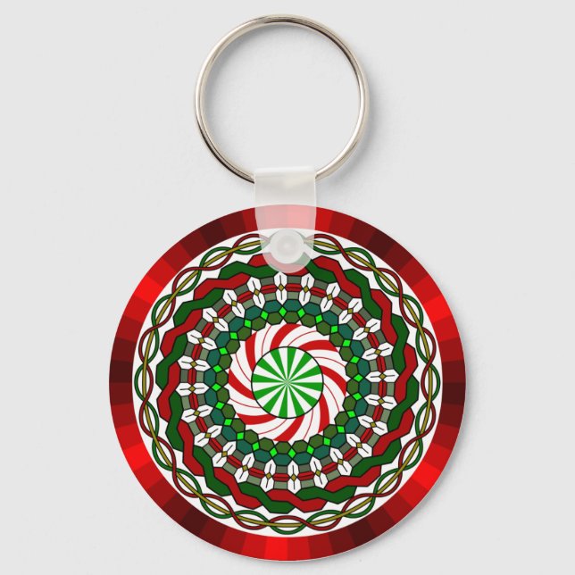Le porte-clés des couleurs de Noël (Recto)
