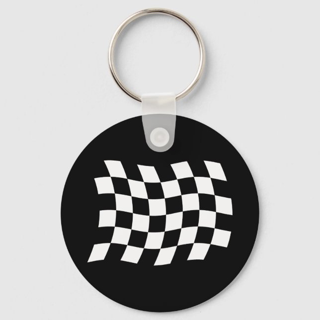 Le porte-clés Drapeau à damier (Recto)
