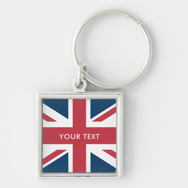 Le porte-clés du drapeau britannique Union Jack  (Devant)