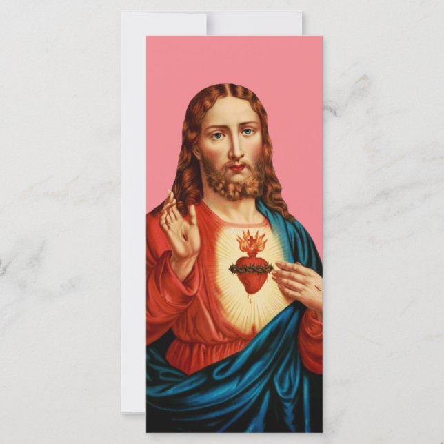 Le Portrait d'Art Fin du Sacré-Cœur de Jésus (Devant)