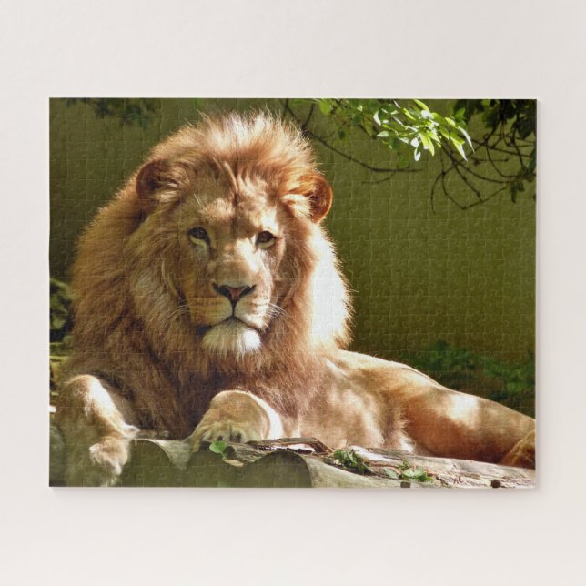 Le portrait du roi lion, puzzle (Horizontal)