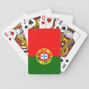 Le Portugal drapeau du Jeu de cartes