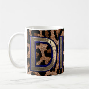 Le Poster de animal Leopard Diva cite Mug