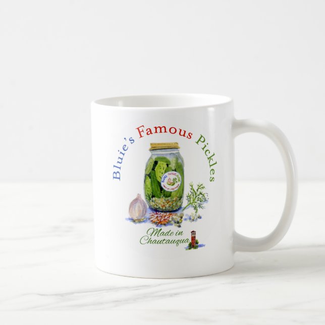 Le pot célèbre de Bluie de la tasse de conserves (Droite)