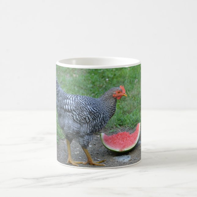 Le poulet aime la pastèque Mug (Centre)