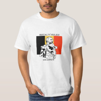 Le pourcentage ordonne le T-shirt de valeur du Roi
