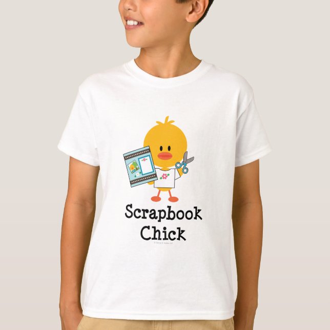 Le poussin d'album badine le T-shirt (Devant)