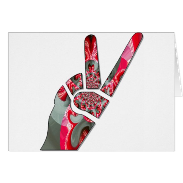 Le pouvoir dans la paume : le salut à deux doigts (Devant horizontal)