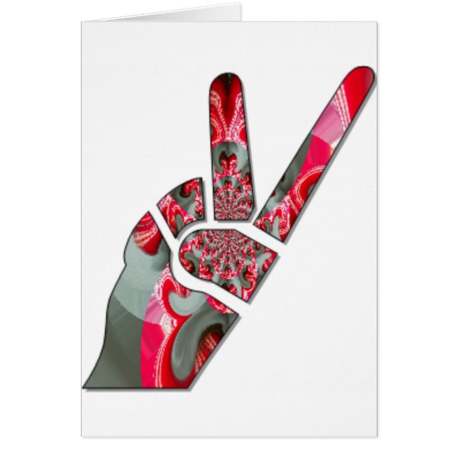 Le pouvoir dans la paume : le salut à deux doigts (Devant)