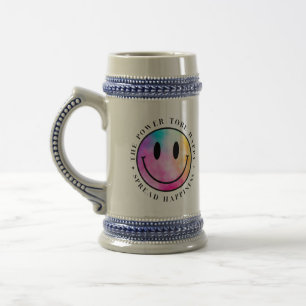 LE POUVOIR D'ÊTRE HEUREUX SMILE BEER MUG