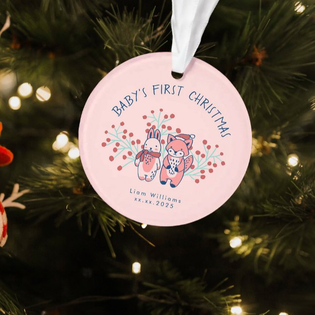 Le premier Noël de bébé, amis de la forêt  (Créateur téléchargé)