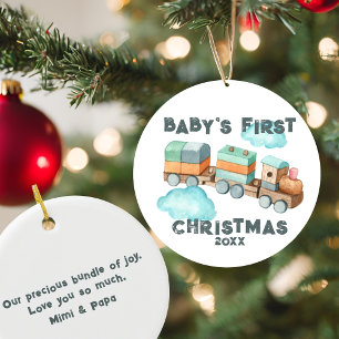 Le premier ornement de Noël du bébé Boho