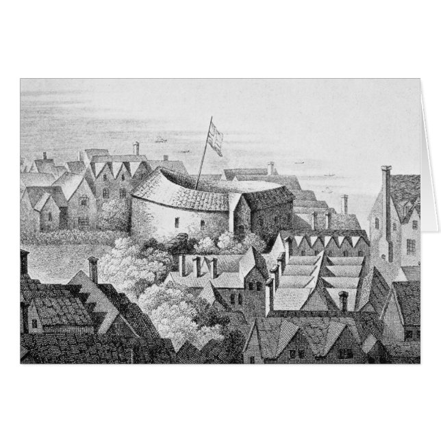 Le premier théâtre de globe ou théâtre rose (Devant horizontal)