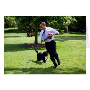 Le président Barack Obama et Bo
