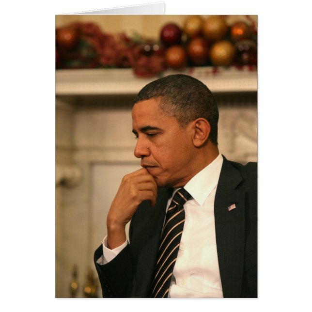 Le président Barack Obama réfléchit lors de sa ren (Devant)