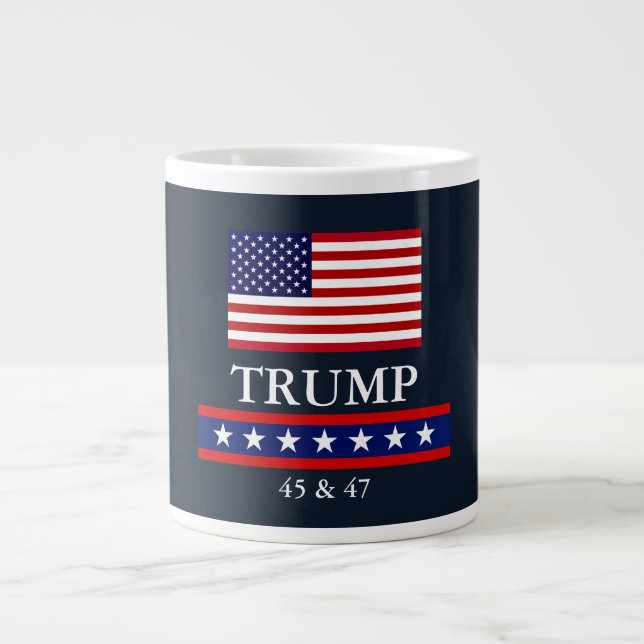 LE PRÉSIDENT DONALD TRUMP JUMBO COFFEE MUG (Devant)