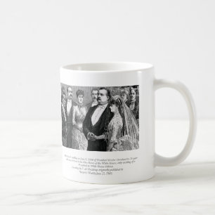 Le Président Grover Cleveland épousant la tasse