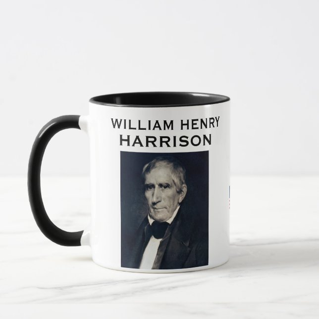 Le Président Harrison, tasse de William Henry (Gauche)