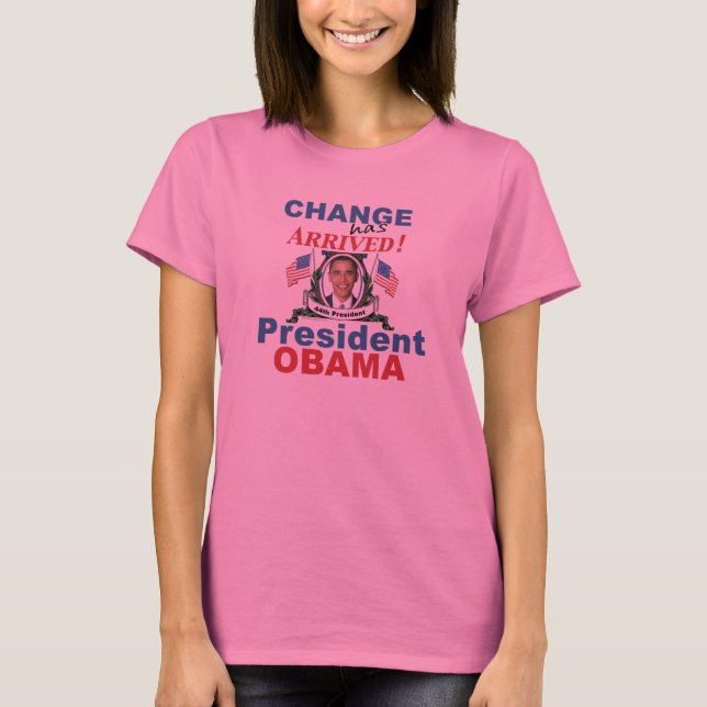 Le Président Obama T-shirt Long Sleeve (Devant)