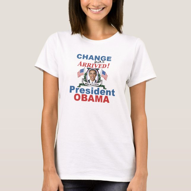 Le Président Obama T-shirt Long Sleeve (Devant)