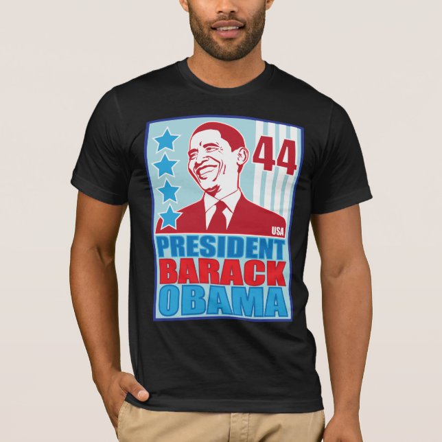 Le Président Obama Vintage T-Shirt (Devant)
