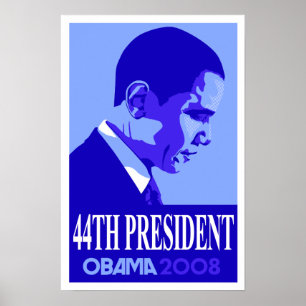 Le Président Poster 3 de bleu quarante-quatrième