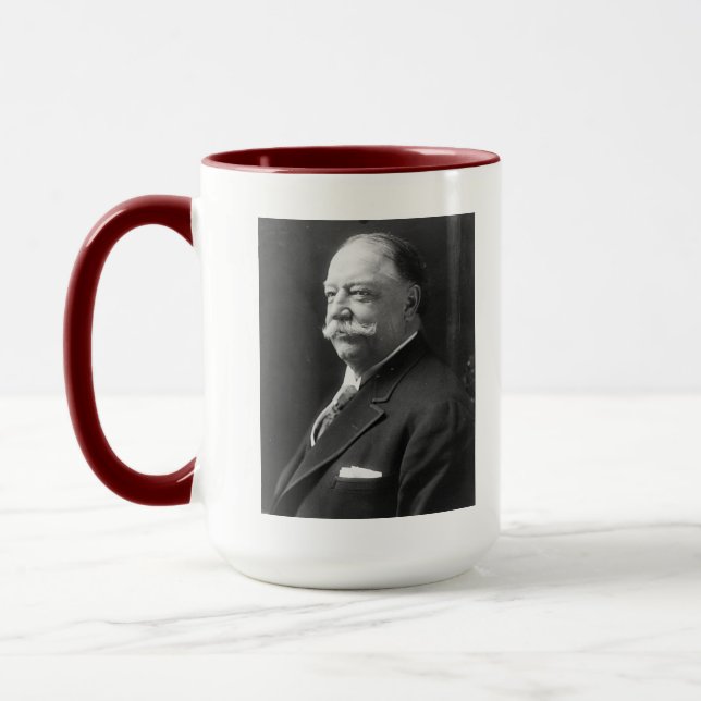 Le Président Taft Portrait et tasse de fait (Gauche)