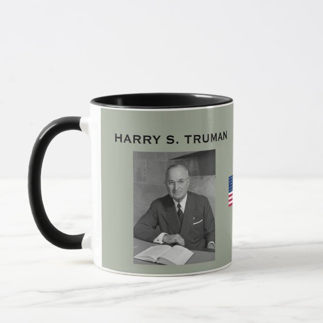 Le président Truman, Harry S. Mug (Gauche)
