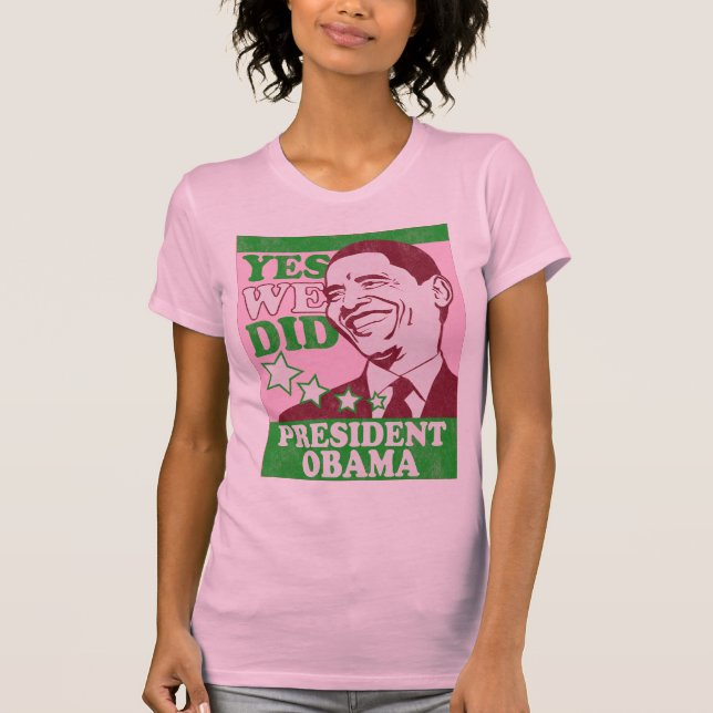 Le Président vintage Obama T-Shirt (Devant)