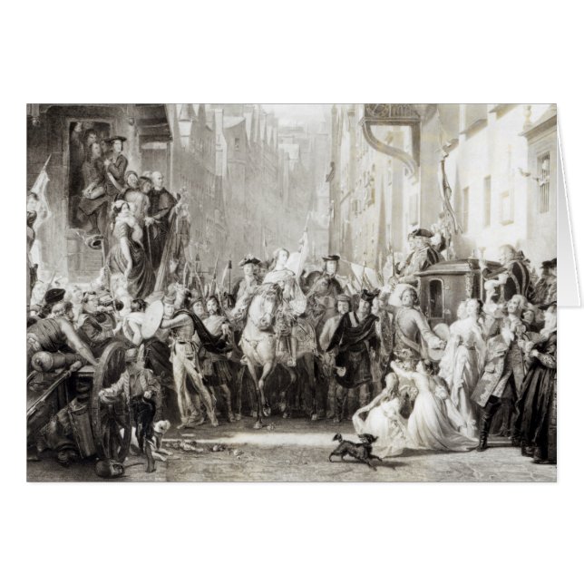 Le Prince Charles Edward et les Highlanders (Devant horizontal)