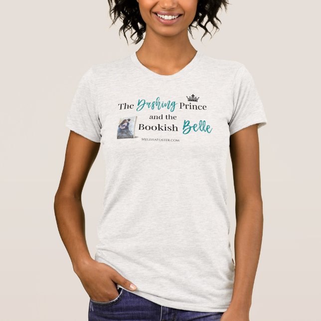 Le Prince Dashing et le T-shirt Bookish Belle (Devant)