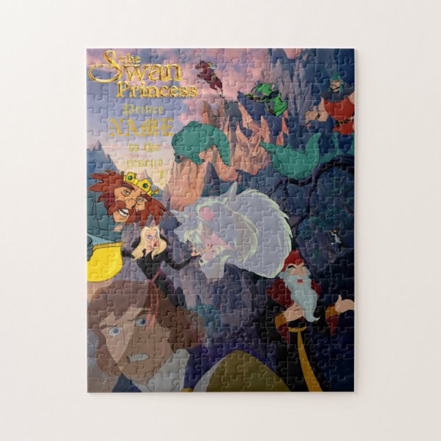 Le prince Derek et voyous a personnalisé le puzzle (Vertical)