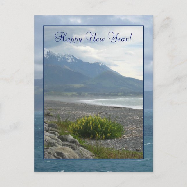 Le printemps sur une carte postale de Kaikoura Bea (Devant)